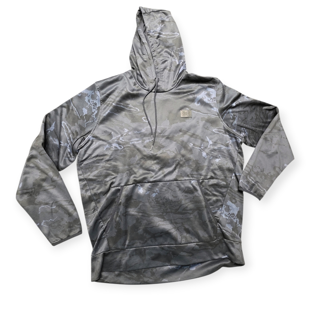 Under Armour Black and Gray Camo Pullover Hoodie